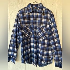 Vintage Montgomery Ward Quilted Flannel M